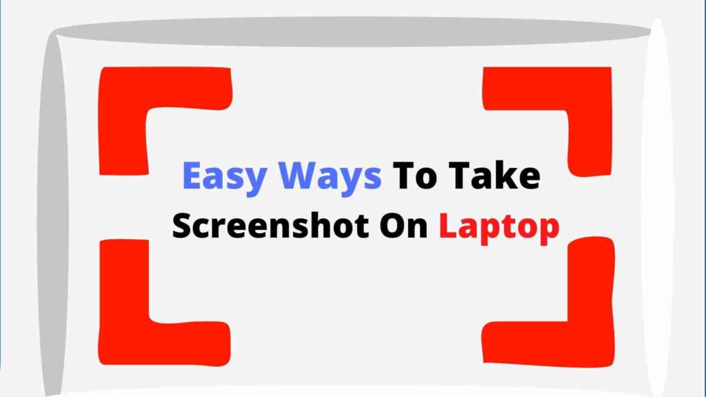 Screenshot on Laptop