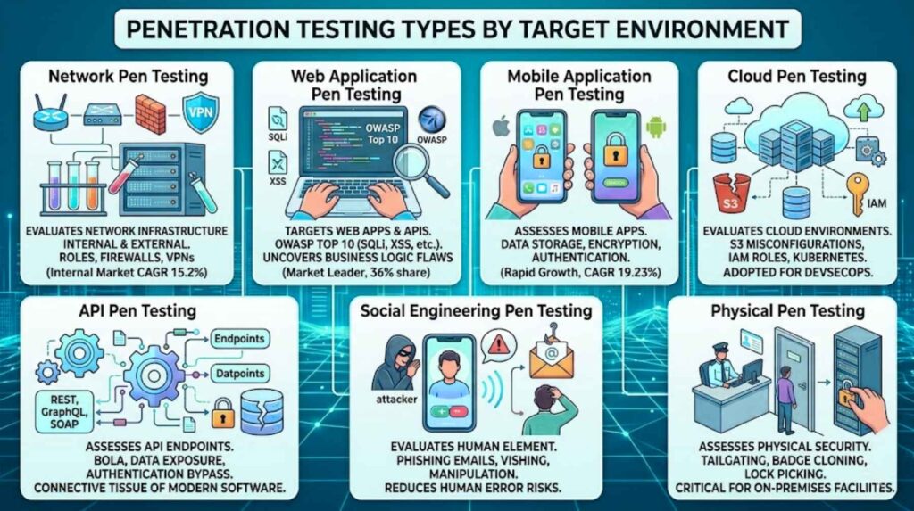 Penetration Testing Types: The Complete 2026 Guide to Every Method That Keeps Systems Secure 1