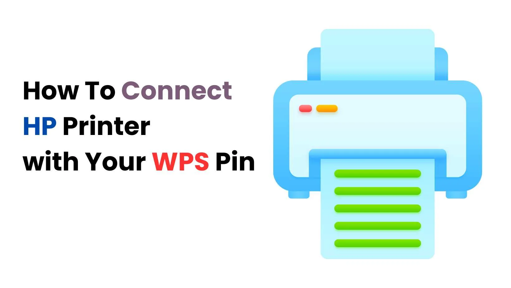 HP Printer WPS Pin