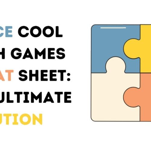 Trace Cool Math Games Cheat Sheet: The Ultimate Solution
