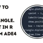 How to Use triangle.plot in R From ADE4