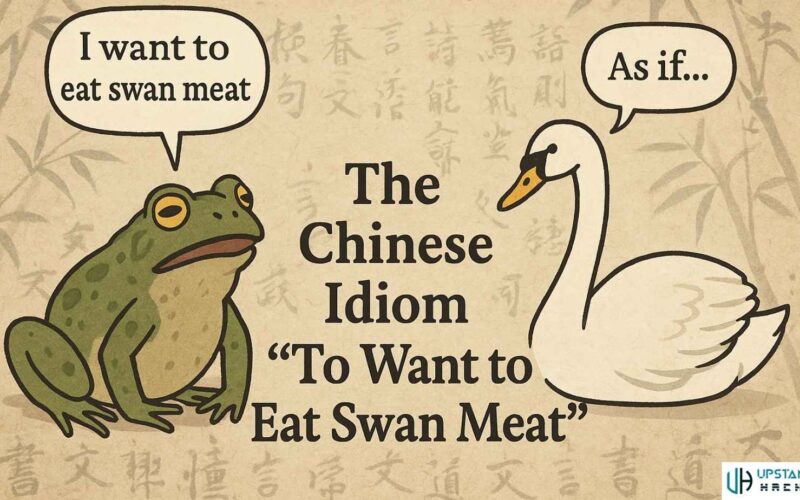 The Swan in Chinese: What It Means to “Want to Eat Swan Meat”