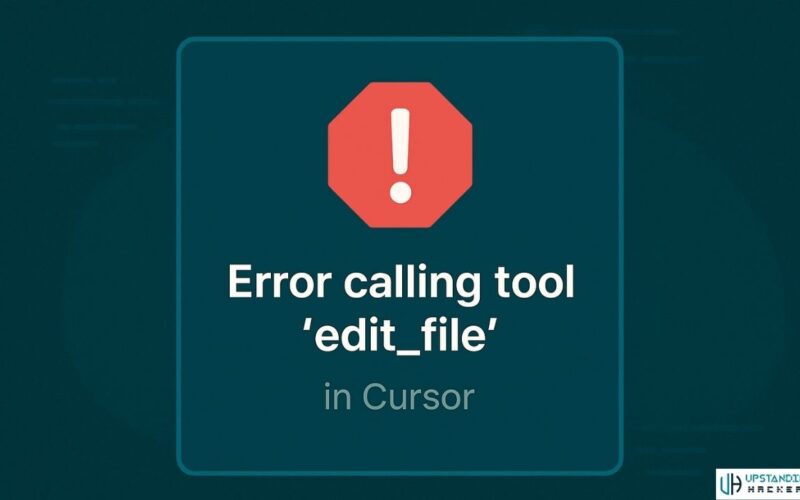 Fix Cursor Error Calling Tool ‘edit_file’. Easily Now