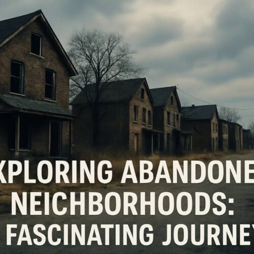 Abandoneplace.com Abandoned Neighborhood: A Journey Through Forgotten Streets
