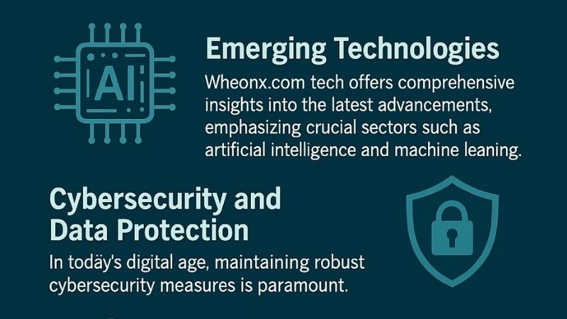Key Areas Covered on Wheonx.com Tech