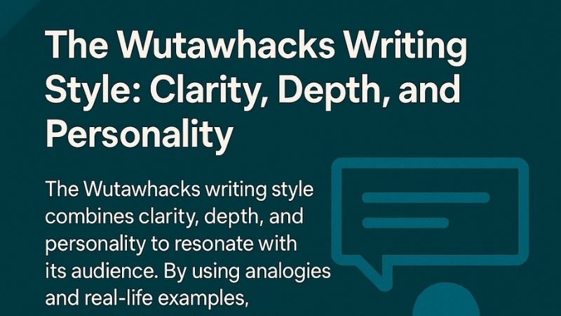 The Wutawhacks Writing Style: Clarity, Depth, and Personality