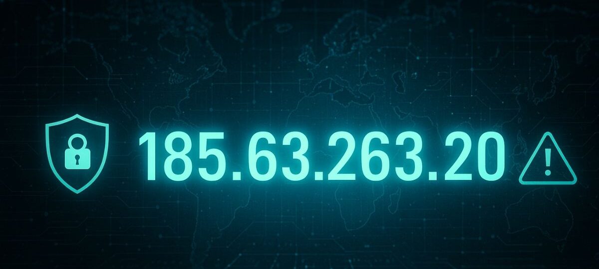 185.63.263.20 IP Address Meaning, Security Risks & Importance