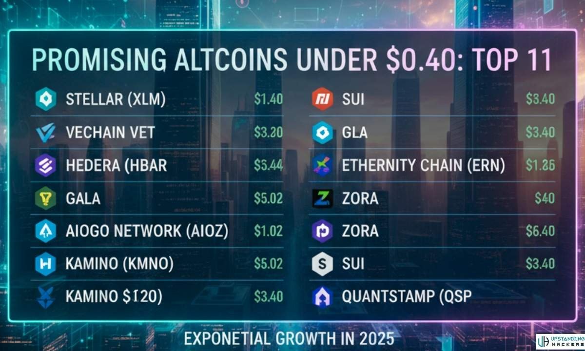 11 Top Promising Altcoins Under $0.40 to Watch Now