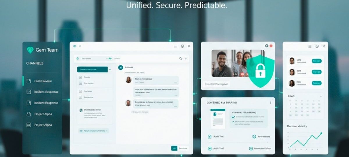 Gem Team Corporate Messenger Secure Business Messaging Without the Sprawl