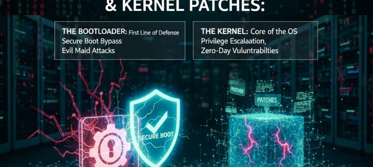 Bootloader Exploits and Kernel Patches in Modern Computing