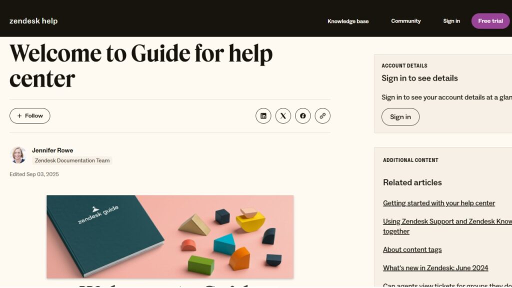 Zendesk Guide