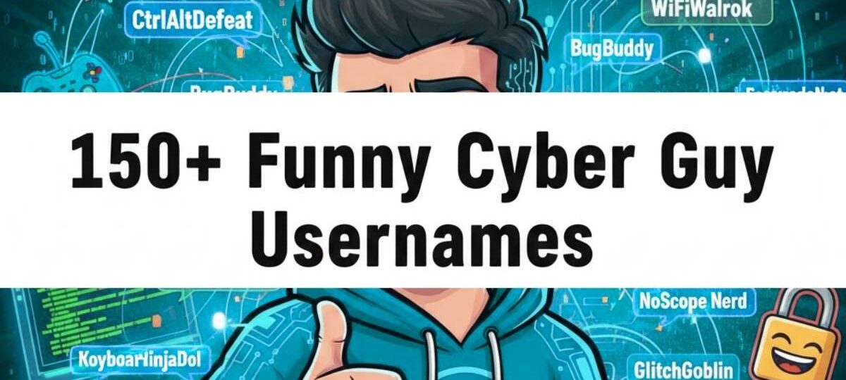 150+ Funny Cyber Guy Usernames Tech, Gaming & Code