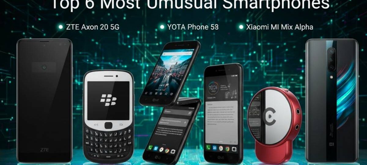 Top 6 Most Unusual Smartphones That Defy the Standard Look