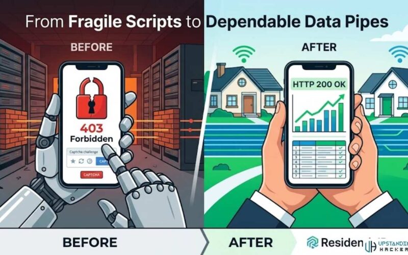 From Blocked to Stable: Fixing Scraping Failures With ResidentialProxy.io