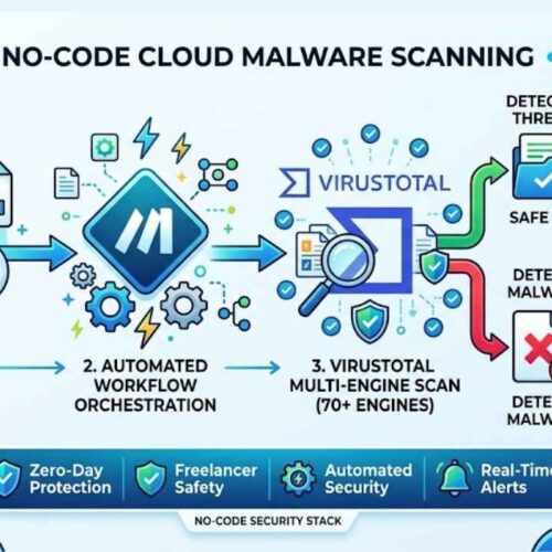 How to Automate Malware Scanning in Google Drive Using Make.com (No Code)