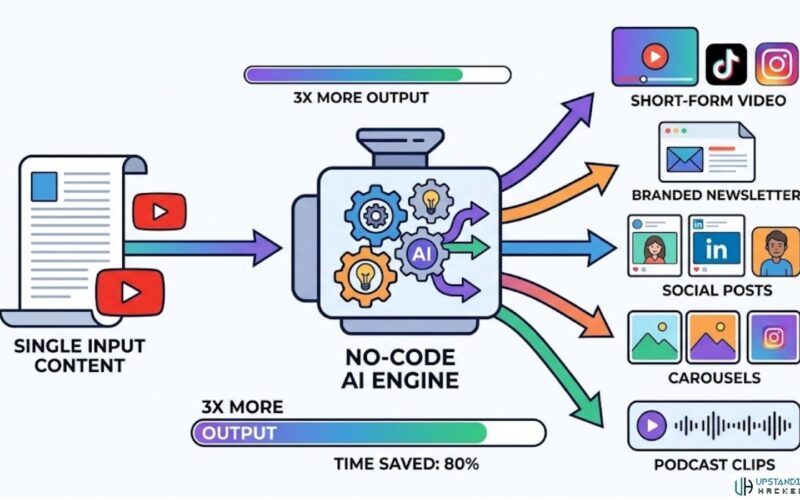 8 Best No-Code AI Tools for Content Repurposing 2026 (Max ROI Guide)