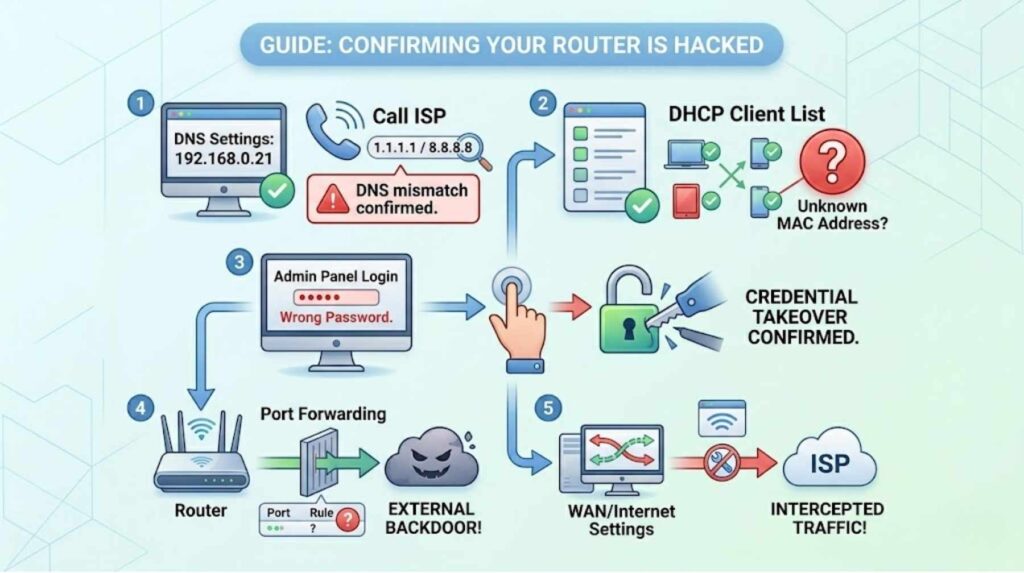 Confirm Your Router Is Hacked